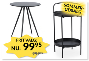 VILLERUP OG MORUP SIDEBORDE - SOMMERUDSALG